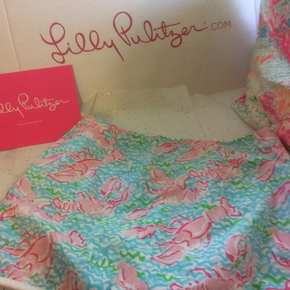 Lilly Pulitzer Cala Skort Lobstrah Roll Holy Grail - Picture 7 of 10